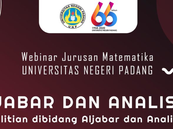 Webinar Aljabar dan Analisis Jurusan Matematika UNP