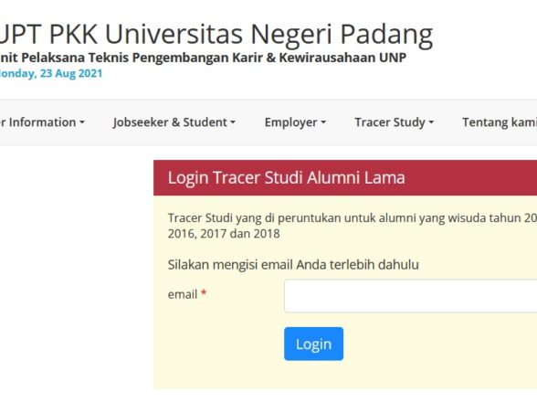Tracer Studi Alumni Jurusan Matematika Tahun Tamat 2014 sd 2018